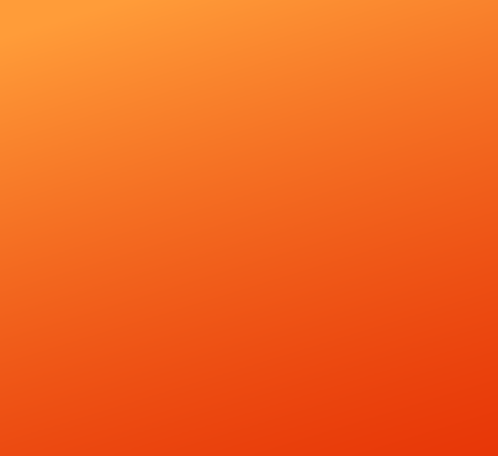 Ein sanfter Farbverlauf, der von Orange oben zu Rot unten übergeht und einen warmen und lebendigen Hintergrund schafft.