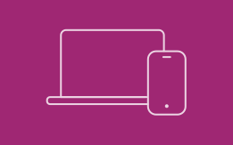 Symbol Laptop und Smartphone